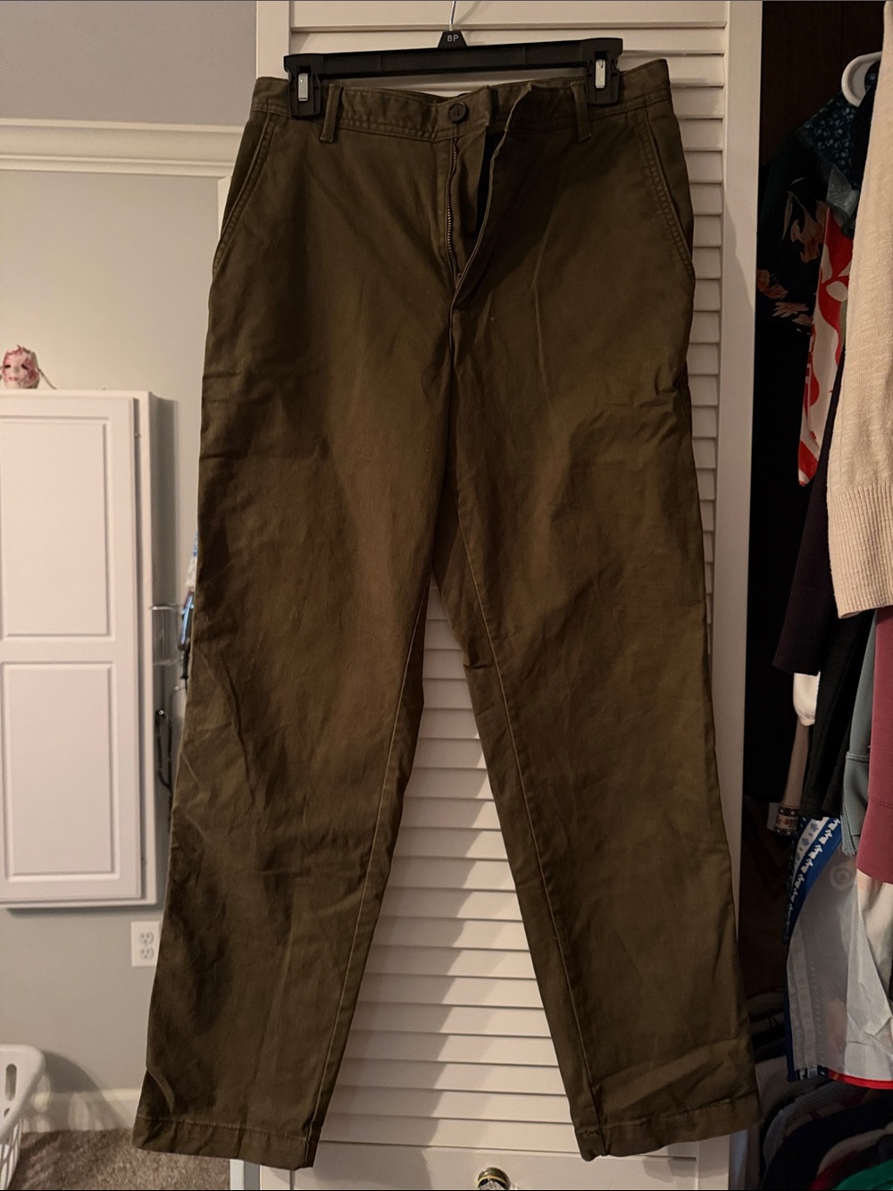 Banana Republic Olive Green Women's Trousers